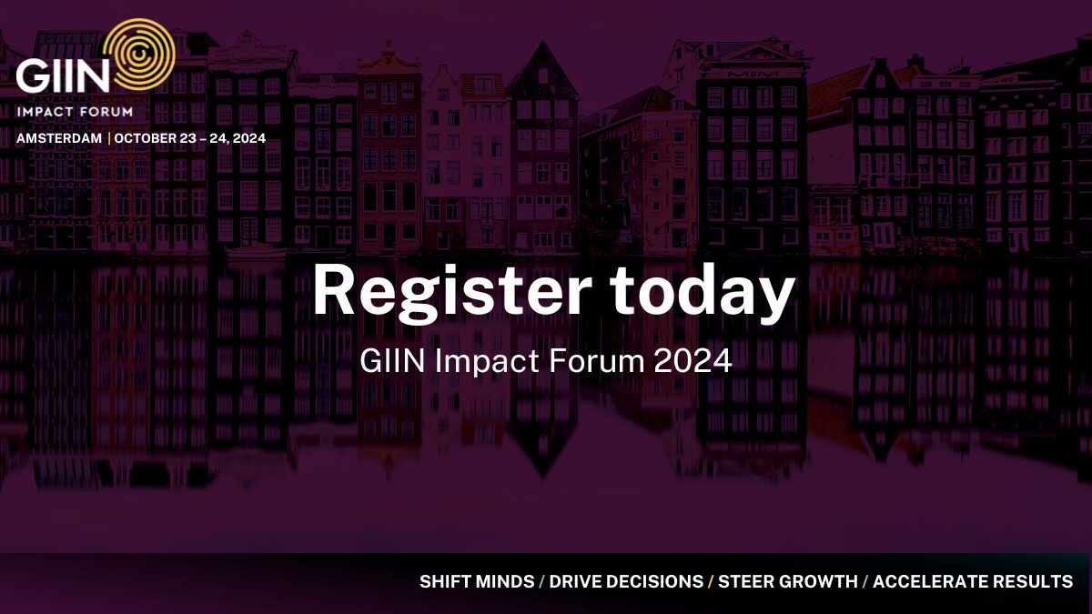 Accelerating Impact attends the GIIN Impact Forum 2024