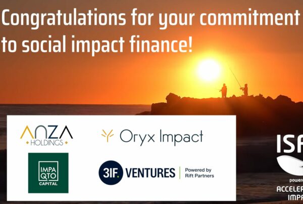 congratulations for your commitment to social impact finance